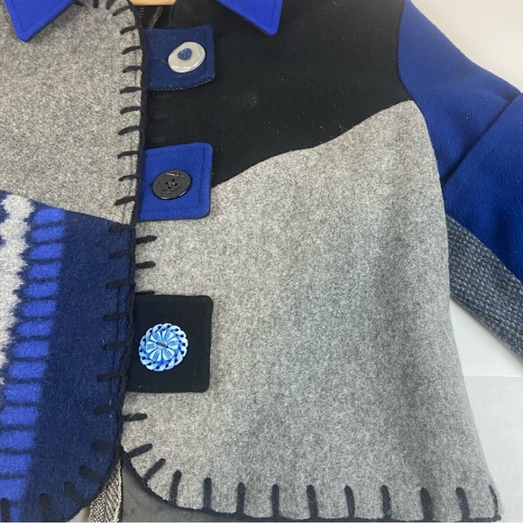 Colorblock Wool Jacket - Picture 15 of 15